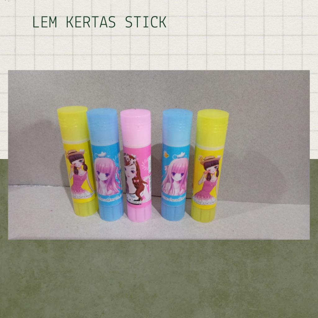 

Lem Glue Stick Fancy murah/lem kertas Glue Stick ( eceran)