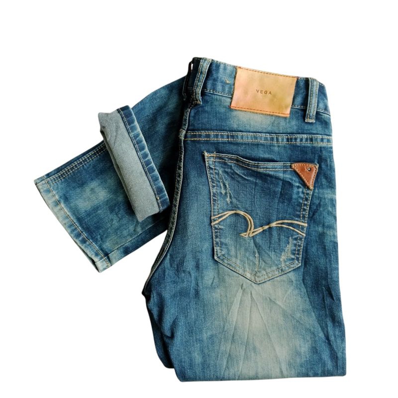 CELANA PANJANG JEANS PRIA VEGA DENIM WASHED