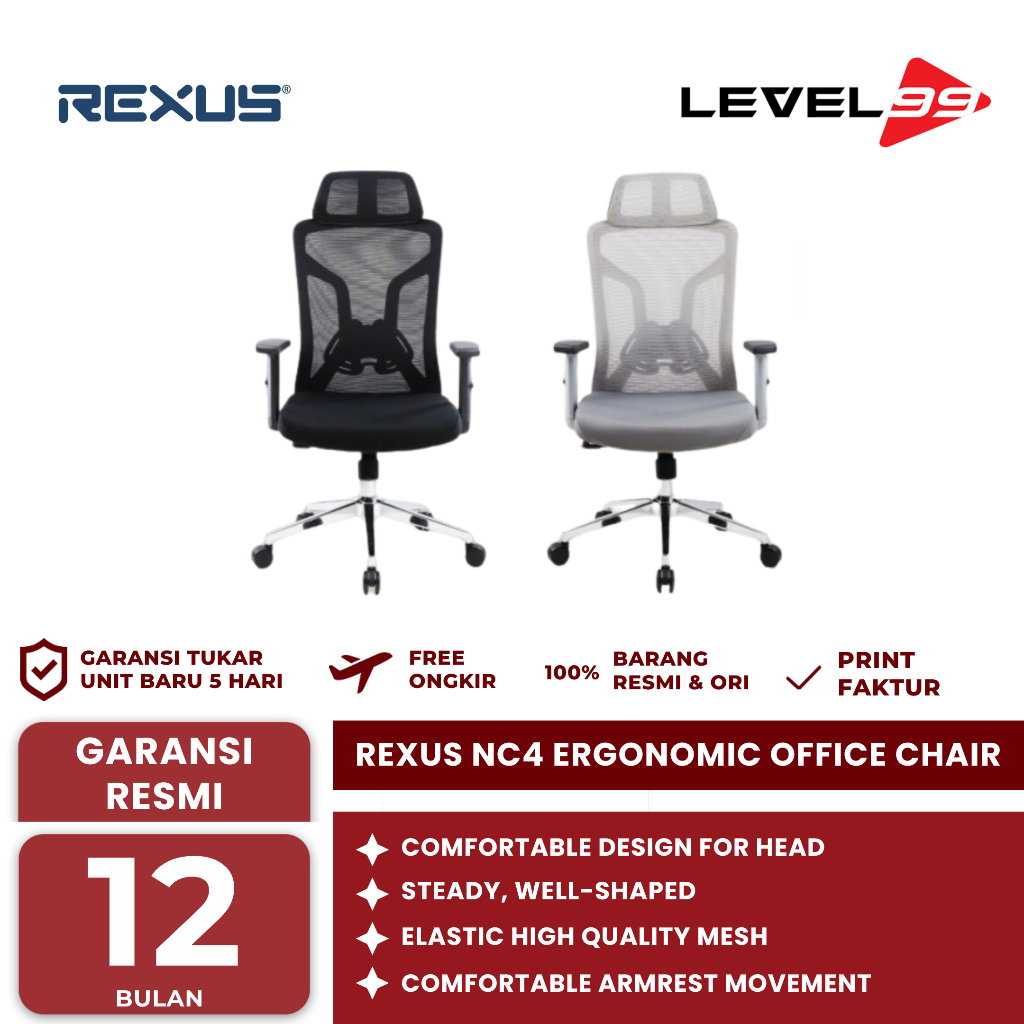 Rexus Nc4 Ergonomic Office Chair