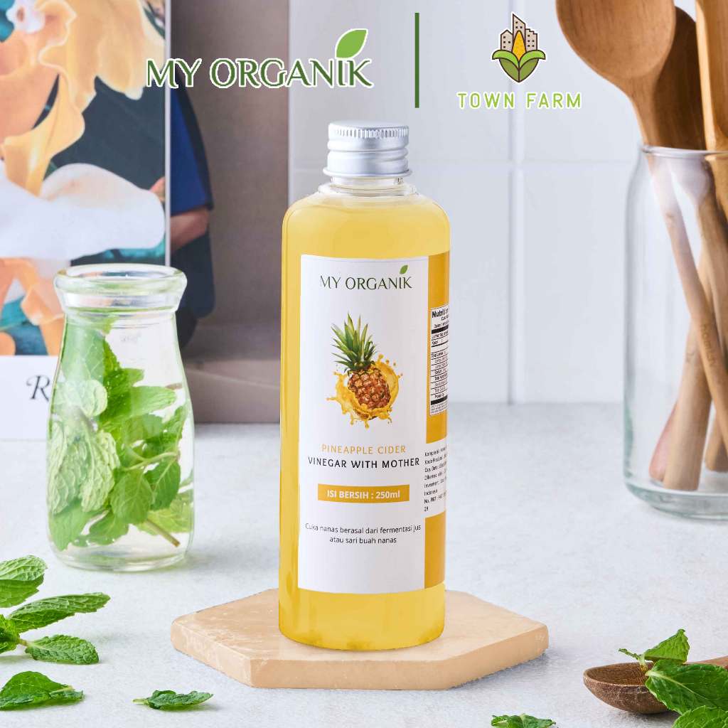 

My Organik CUKA NANAS 250 ML ORIGINAL WITH MOTHER PINEAPPLE CIDER ORGANIK MURNI TANPA CAMPURAN