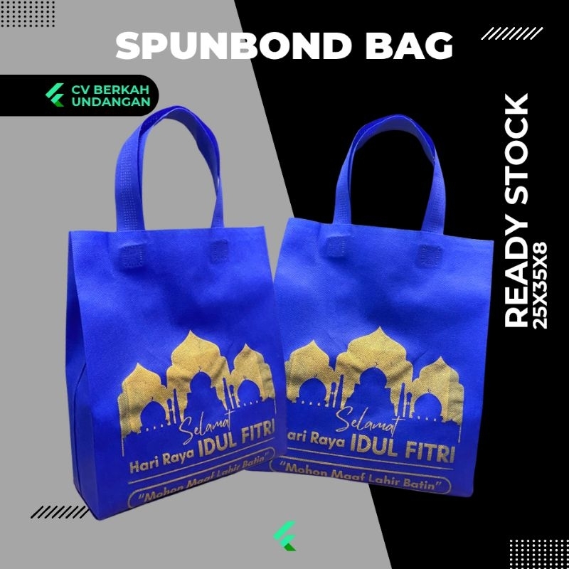

GOODIBAG IDUL FITRI LEBARAN MURAH BAHAN SPUNBOUND TAS OLEH-OLEH LEMBARAN READY SIAP KIRIM 25x35x8