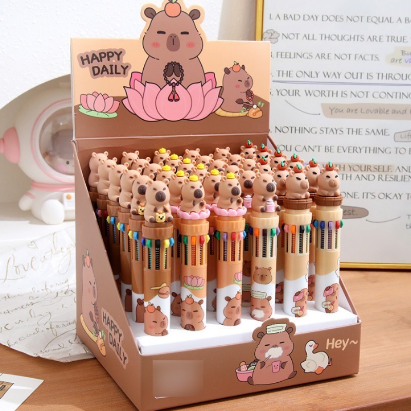 

PULPEN 10 WARNA CAPYBARA | PEN WARNA WARNI CAPYBARA | CAPIBARA | CAPYBARA | PULPEN WARNA WARNI CAPYBARA | PULPEN CETEK CAPYBARA