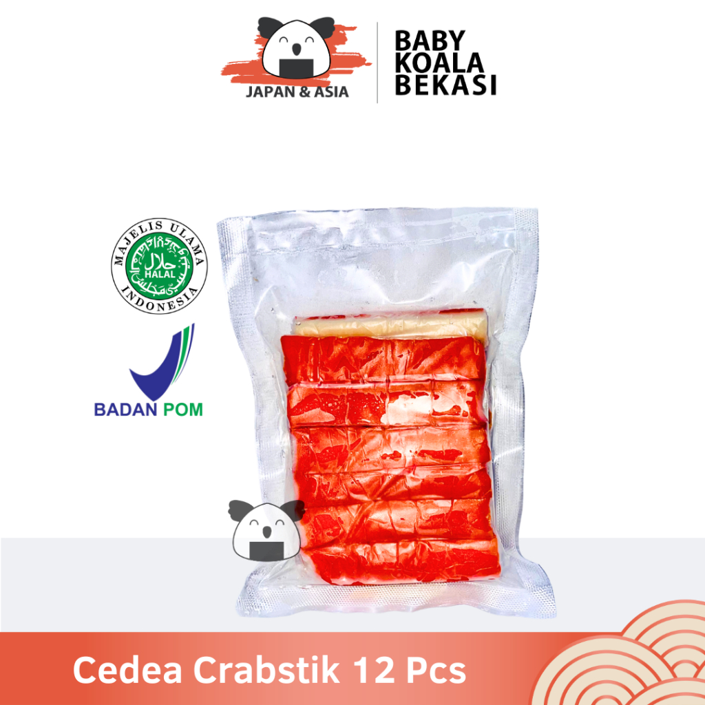 

CEDEA Crabstick Stik Kepiting 12 pcs Halal | Crab Stick Sushi Steamboat - BKS