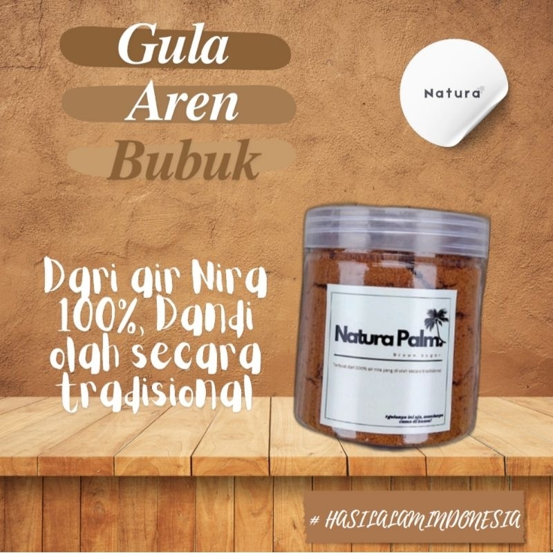 

Gula Aren Bubuk (100% Asli) 500gr