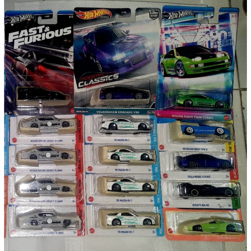 Paket Hot Wheels 15 pcs
