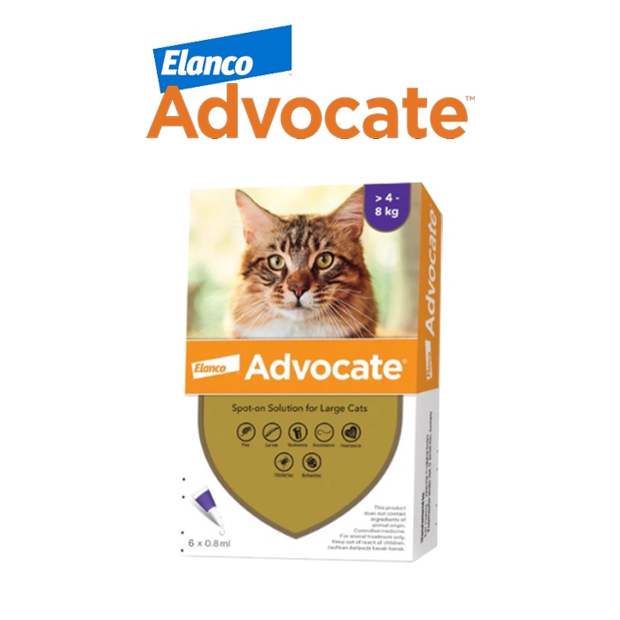 ADVOCATE Cat Obat Kutu Kucing Advocate Diatas 4Kg