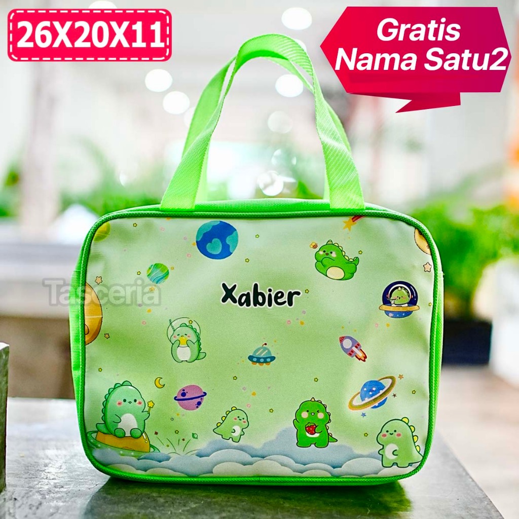 

Hampers Bag Souvenir Ulang Tahun Anak Custom Dinosaurus Cibi