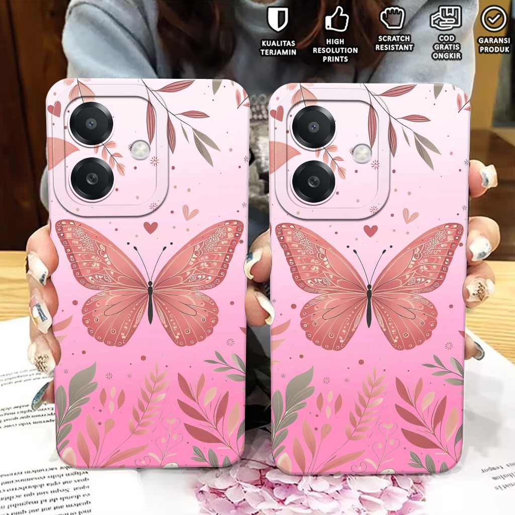 CASE OPPO A3 NFC - Case Hp Oppo A3 NFC Motif PINK - Softcase Hp Oppo A3 NFC - Casing Oppo A3 NFC - K