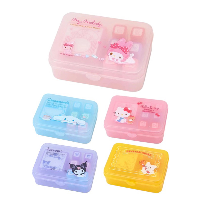 

Stamp Set Sanrio Hello Kitty My Melody Kuromi Japan Pre-Inked Stamp Stempel Cap Limited Edition
