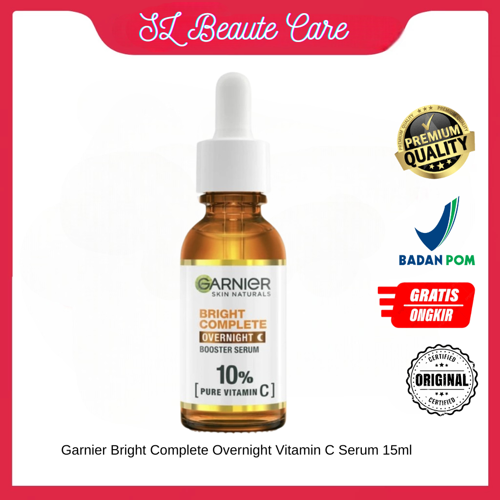 Garnier Bright Complete Overnight Vitamin C Serum 15ml