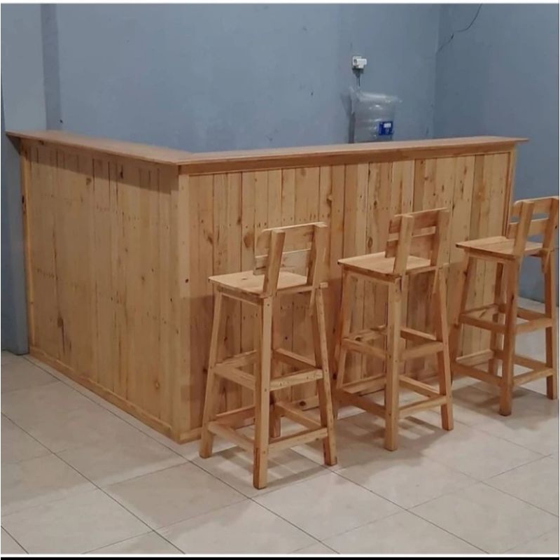 MEJA KASIR Letter L | Meja Barista | Meja resepsionis
