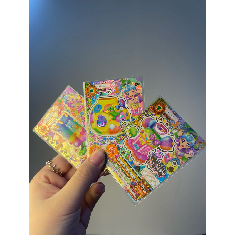 AIKATSU SERIES AIKATSU AKARI GENERATION PREMIUM CARD NINA DOJIMA MECHA PANIQ FLUFFY MONSTER COORD