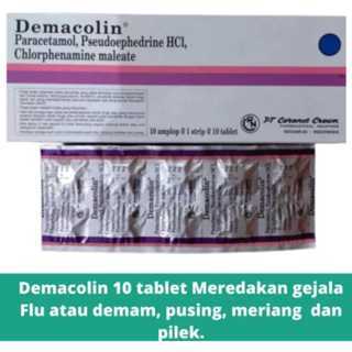 Demacolin Box Isi 100 Tablet / Obat Flu Demam Sakit Kepala