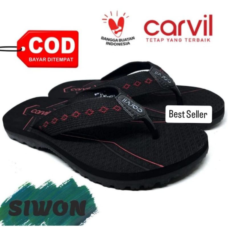 sandal jepit carvil pria sandal jepit carvil pria Sandal Pria Carvil Original Anti Air - Sendal Carv