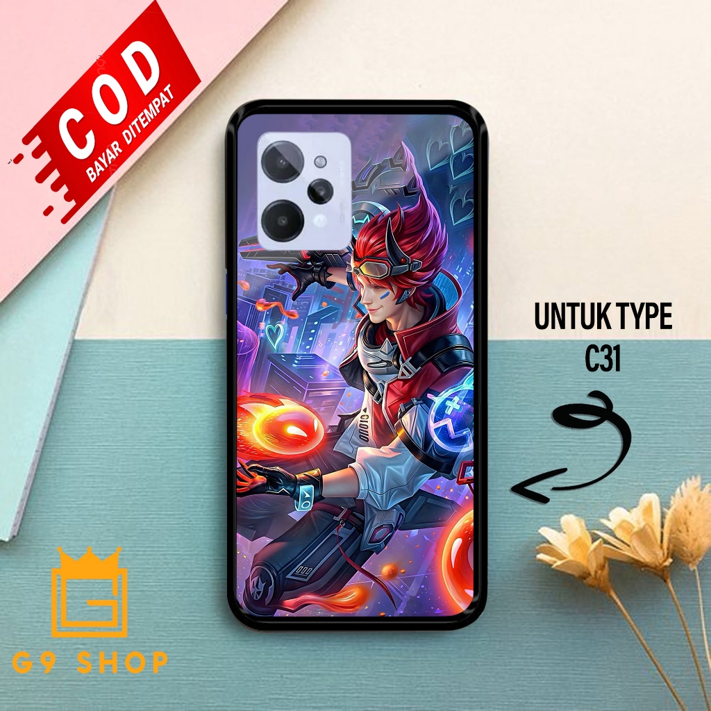 [gnine_case]case realme c31-case Glossy-Pelindung )cas(ml)softcase hp-case hp-casing hp-silikon-soft
