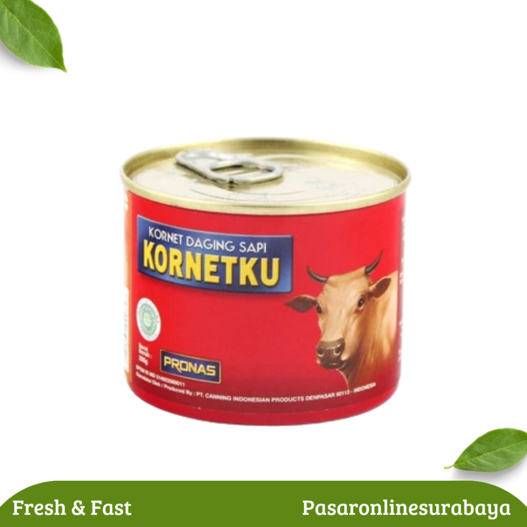 

Pronas Corned Beef Kornetku 200 Gr Kornet Sapi Kaleng