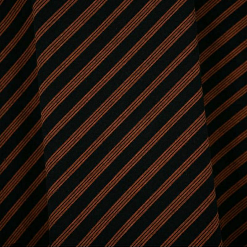 Kain Lurik Hitam Orange/ Kain Lurik Jogja Bahan Baju Adat