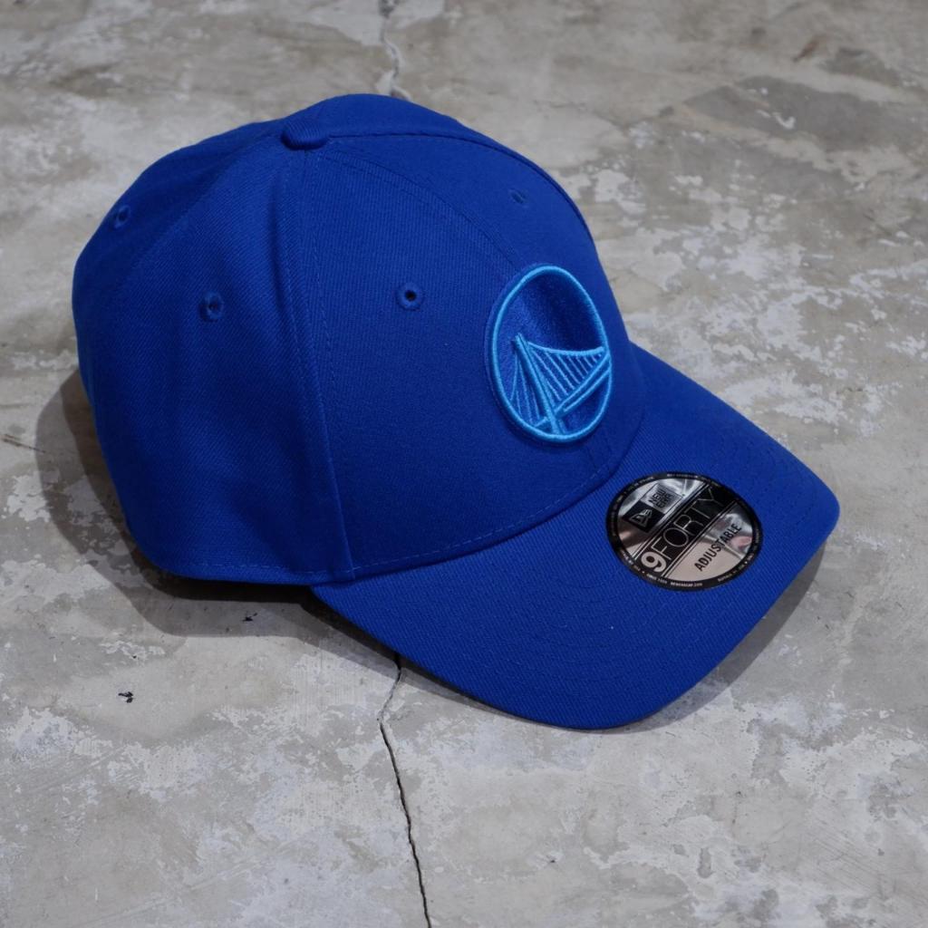 NEW ERA 9FORTY NBA GOLDEN STATE WARRIORS MONO BLUE