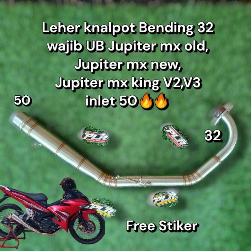 LEHER KNALPOT ROAD RACE UB JUPITER MX OLD,JUPITER MX NEW 135,JUPITER MX KING INLET 50
