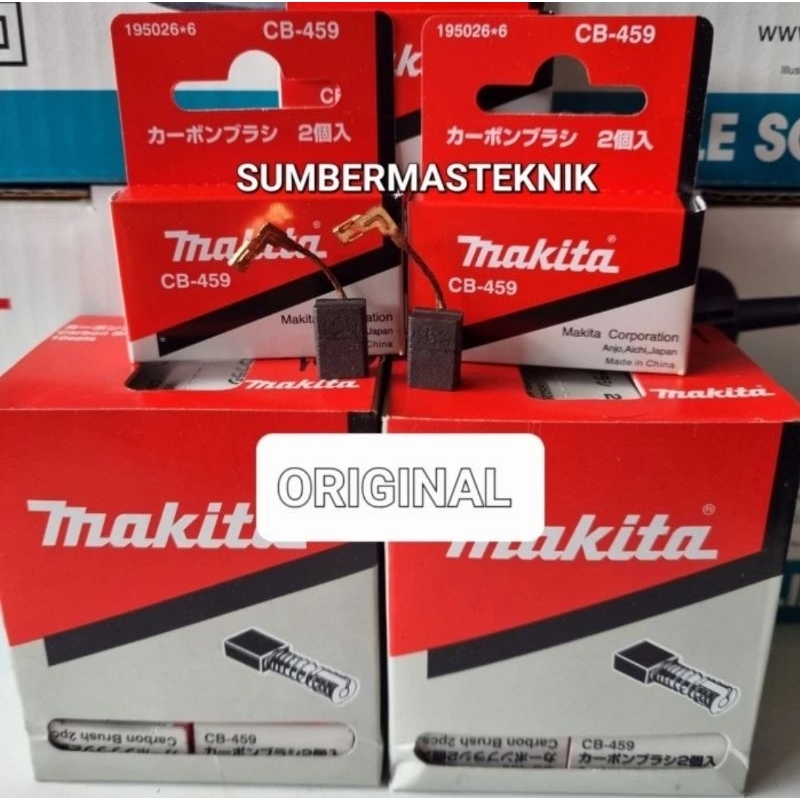 CARBON BRUSH MAKITA MT 90 MT 91 ORIGINAL ARANG SPUL KULL BOSTER MESIN GERINDA TANGAN MAKITA MT90 MT9
