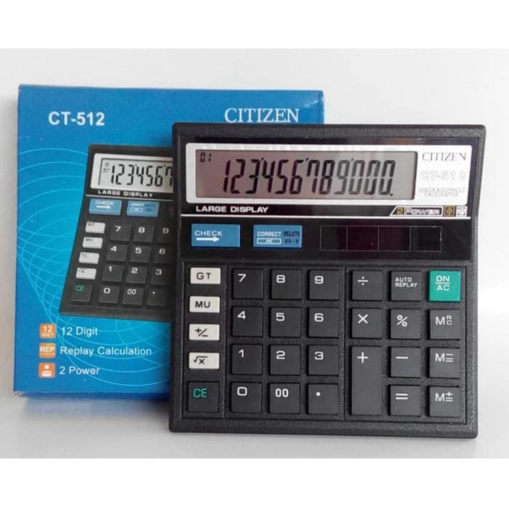 

Kalkulator Calculator Citizen CT-512 12Digit