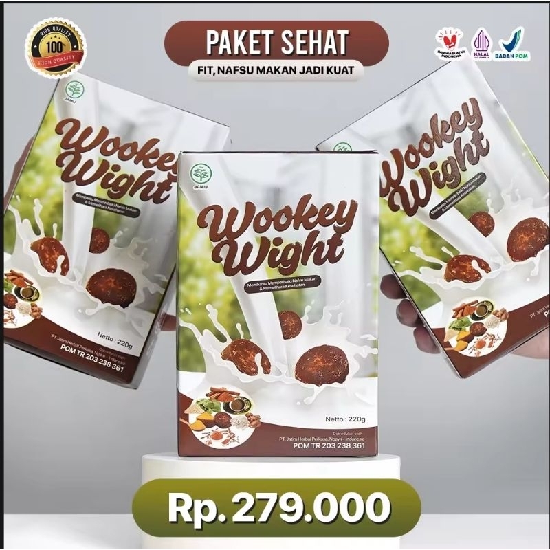 

Paket Sehat Wookiee Weight Wookey Weight - Susu Penambah Berat Badan Paket isi 3 Box