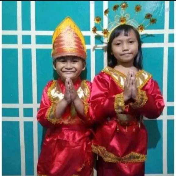Baju Adat Riau TK & SD / Baju Adat Melayu / Baju Riau
