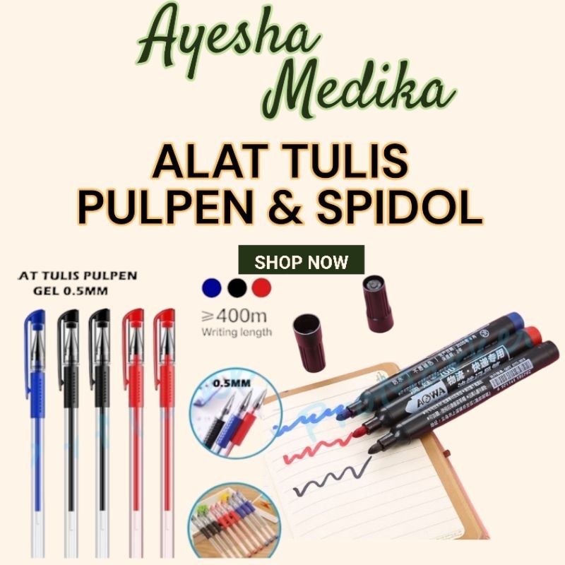 

Alat Tulis Pulpen Spidol