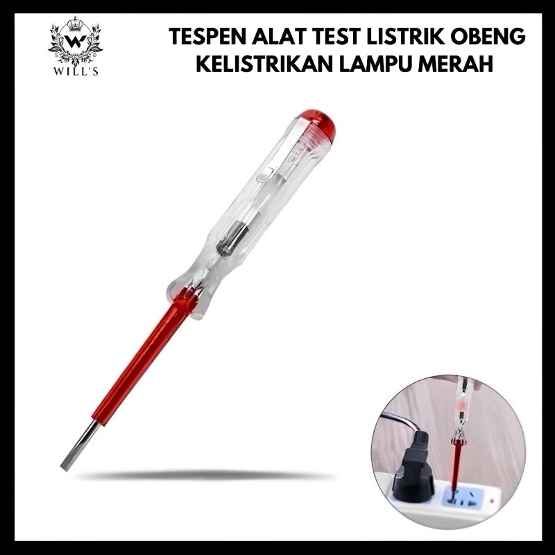 TERBARU Tespen Test Pen Alat Test Listrik Obeng Kelistrikan Tes Pen Murah Kualitas Bagus Lampu Indik