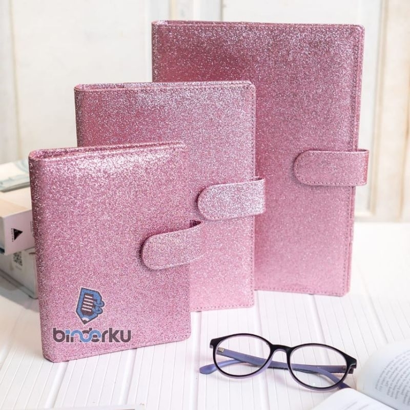 

Binderku MHA Binder Glitter Pasir Premium A6 6ring A5 20ring B5 26ring