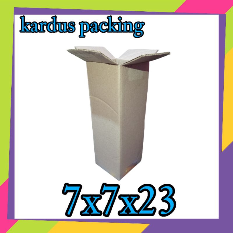 

kardus packing UK 7x7x23 kardus kecil kardus besar