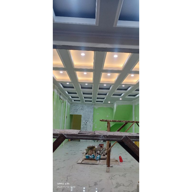 Pemasangan plafond gypsum