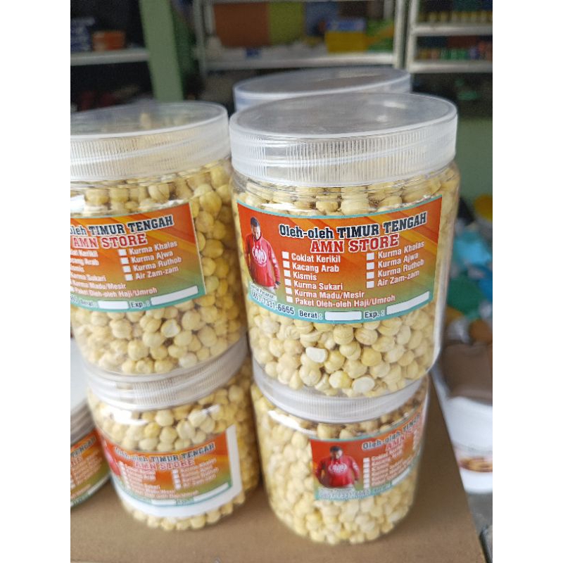 

kacang arab premium kemasan toples 250gr