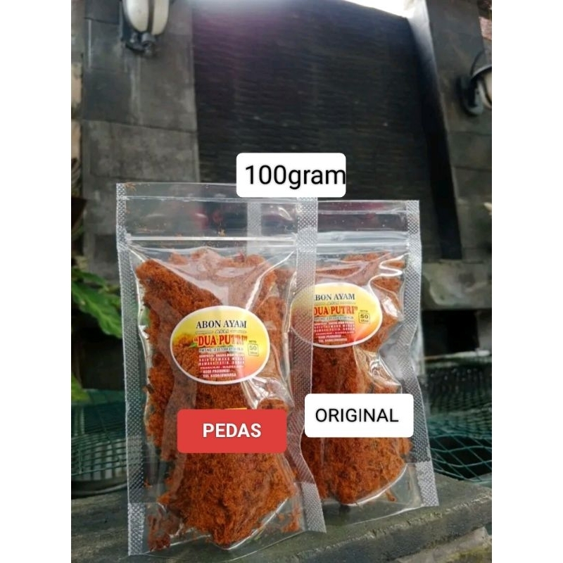 

Abon Ayam Dua Putri kemasan 100gram