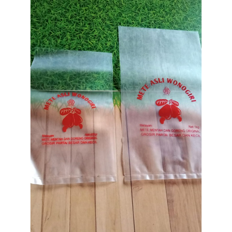 Plastik Cap kacang Mete asli wonogiri