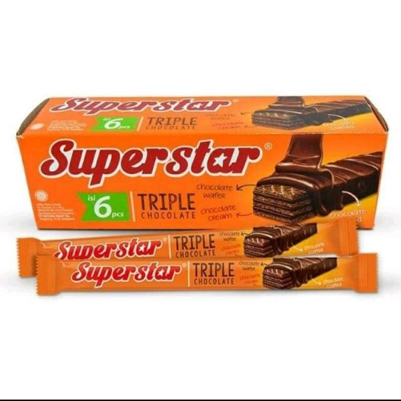 

SUPERSTAR Triple Chocolate 12.5gr x 20pcs
