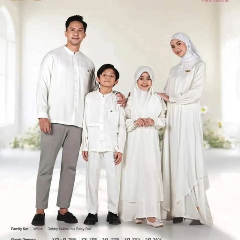 Celline Gamis Nibras White