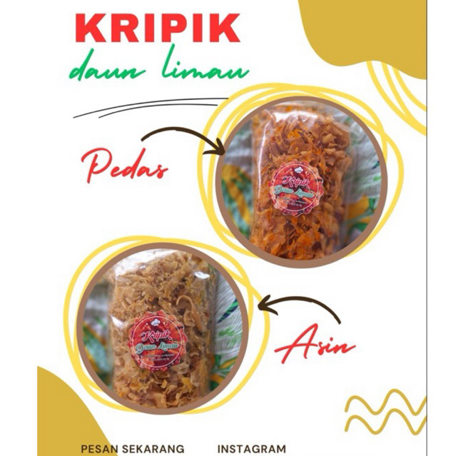 

kripik daun limau