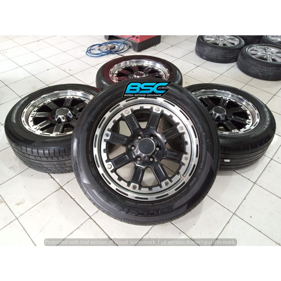 Velg Offroad Bekas R20 Work Pcd 6x139 Ban 275/55 Ring 20 Buat Pajero Fortuner Strada Triton Ranger P