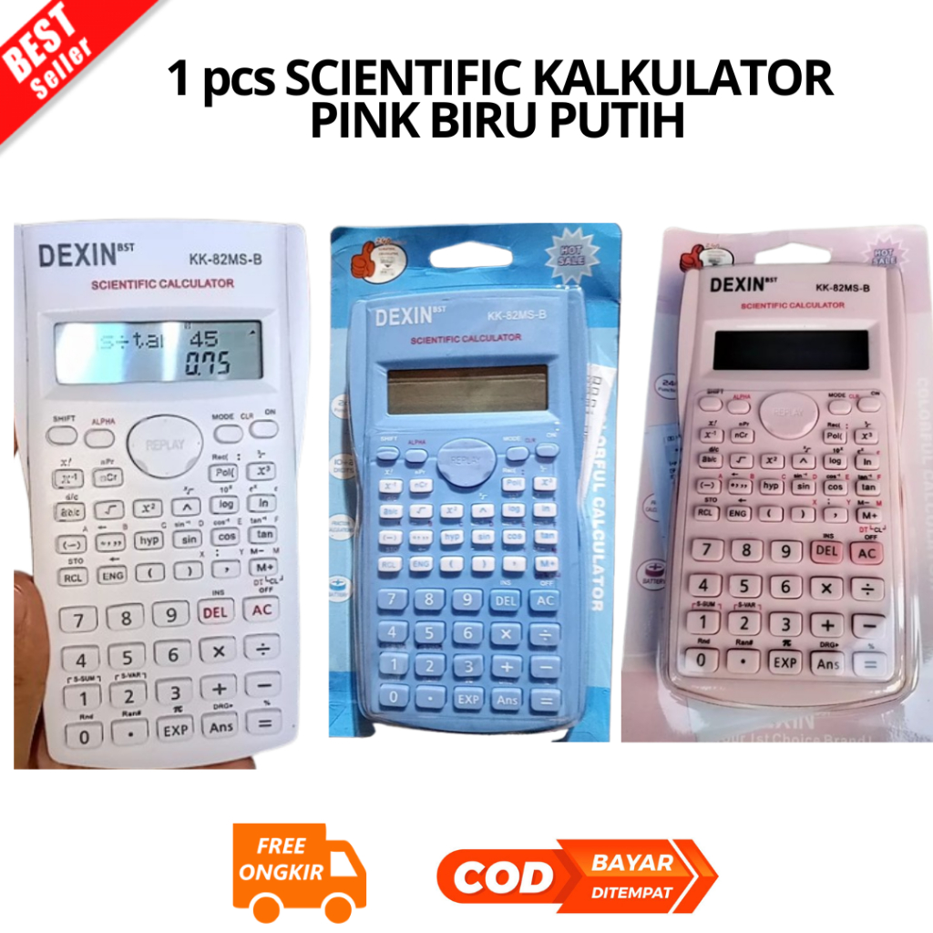 

[JIB] BAYAR DI TEMPAT SCIENTIFIC KALKULATOR / ALAT HITUNG / KALKULATOR ILMIAH CALCULATOR SEKOLAH KANTOR ALAT TULIS KANTOR ATK