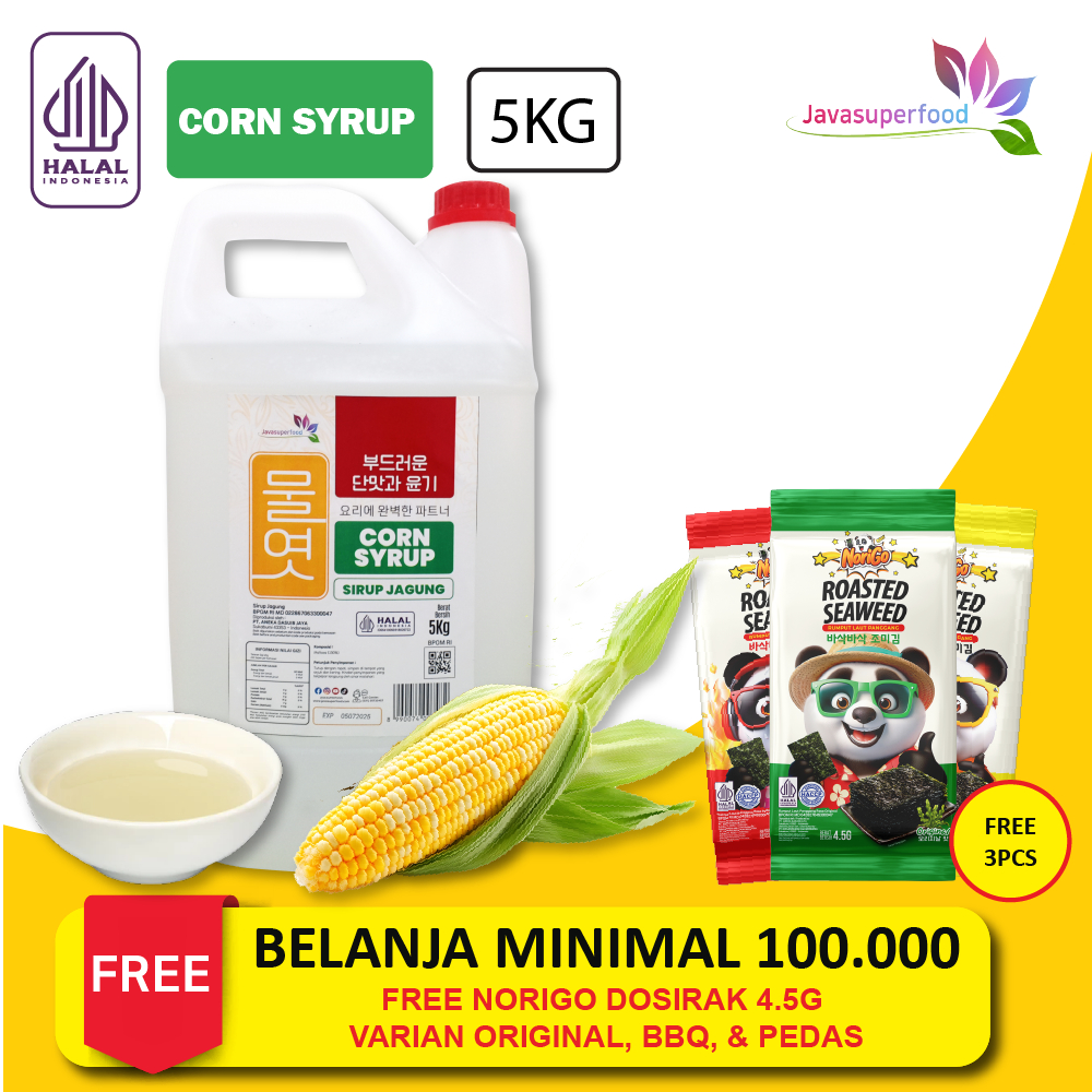 

[HALAL] CORN SYRUP JAVA SUPER FOOD (5KG & 10KG) / SIRUP JAGUNG / PEMANIS JAGUNG / MULYEOT