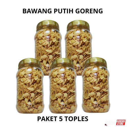 

Bawang Putih Goreng Asli Kualitas Super Tanpa Tepung 130gr Paket 5 Pcs COD Free Ongkir
