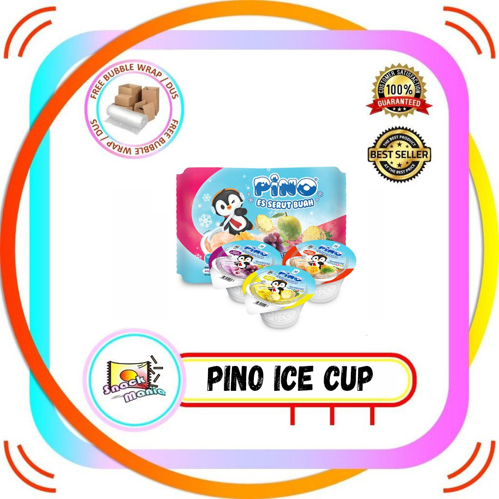 

Pino Es Serut Buah Anggur Mangga Nanas 4 cups x 50 ml BAG