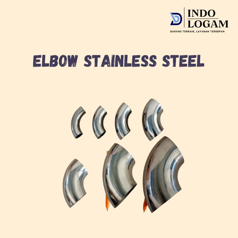 Elbow stainless steel knee / siku penghubung pipa