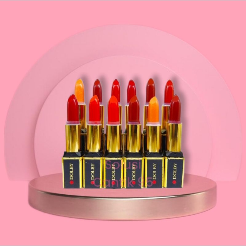 LIPSTIK DOLBY 5000 WARNA MIX | CAMPUR (HARGA 12PCS)