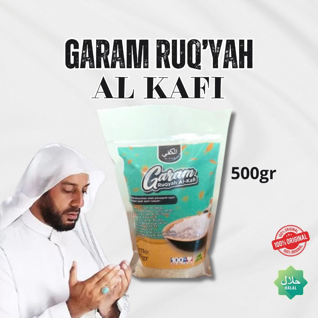 

GARAM RUQYAH AL KAFI 1000gram PELARISAN USAHA SEPI PENARIK REJEKI PAGAR GAIB RUMAH & TOKO