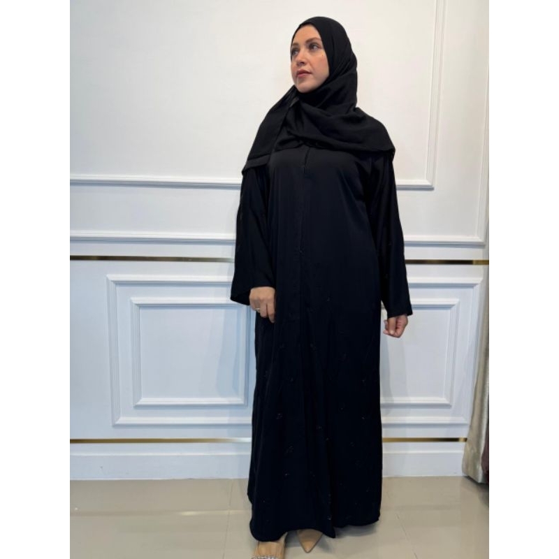Abaya Dubai New/Abaya Dubai ORI/Abaya Dubai Payet Daun