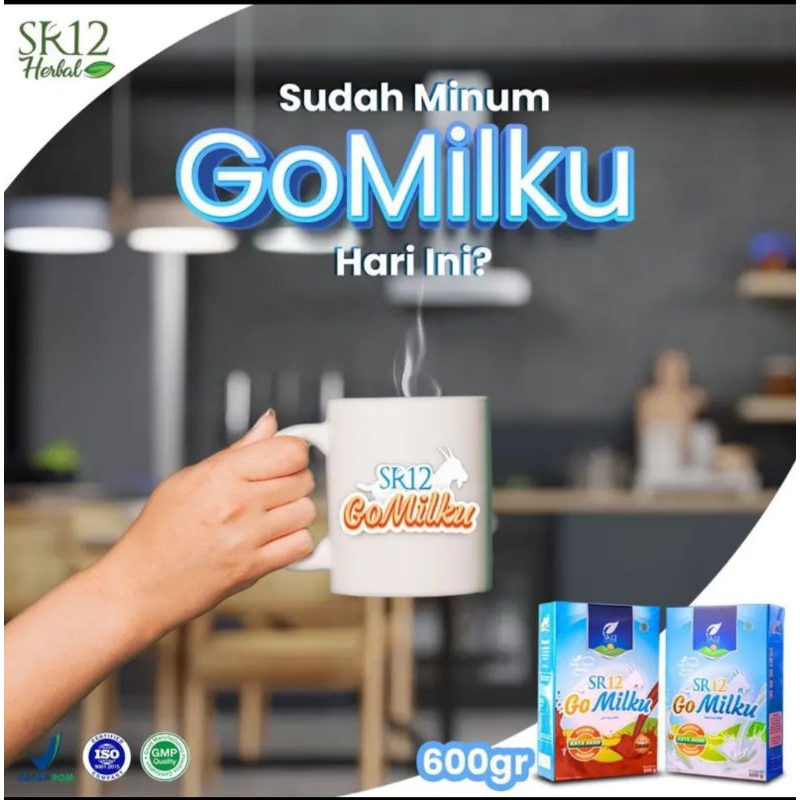 

GoMilku SR12 Susu Kambing Etawa Bubuk Rendah Gula Rasa Original Coklat Stroberi Merah Milk