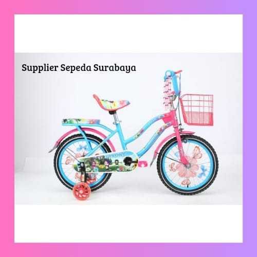 SEPEDA ANAK MINI UKURAN 12 / 16 / 18 SAKONI FITRI MURAH BAGUS / SEPEDA ANAK CEWE SAKONI FITRI UKURAN