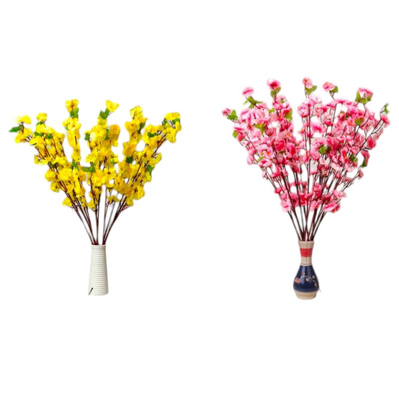 Pohon Imlek Bunga Sakura ukuran 60Cm / Pohon Angpao Bunga Meihua 60cm